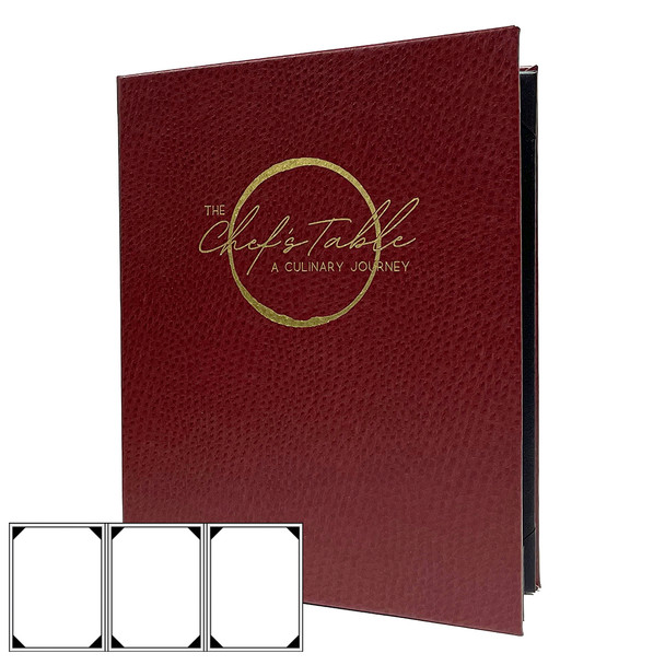 Ostrich Three View Menu Cover