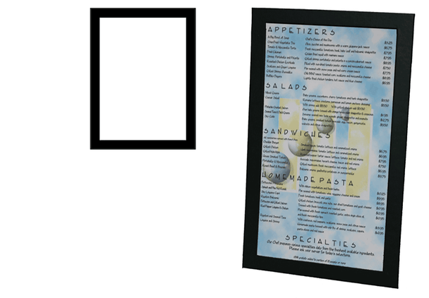 Summit Linen Menu Frame One View