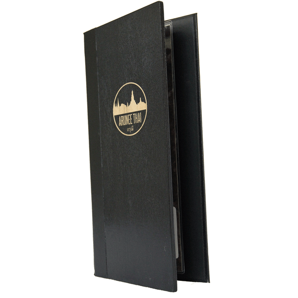 Wood Screw Post Menu Cover Beauty Shot