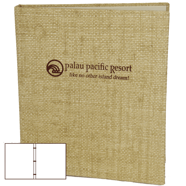 Bahama Weave Screw Post Menu Cover with diagram