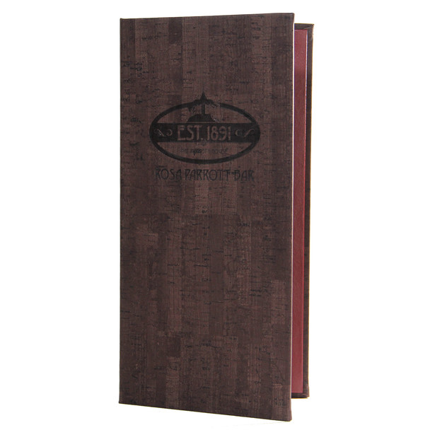 Cork Look Three Ring Binder 4.25 x 11