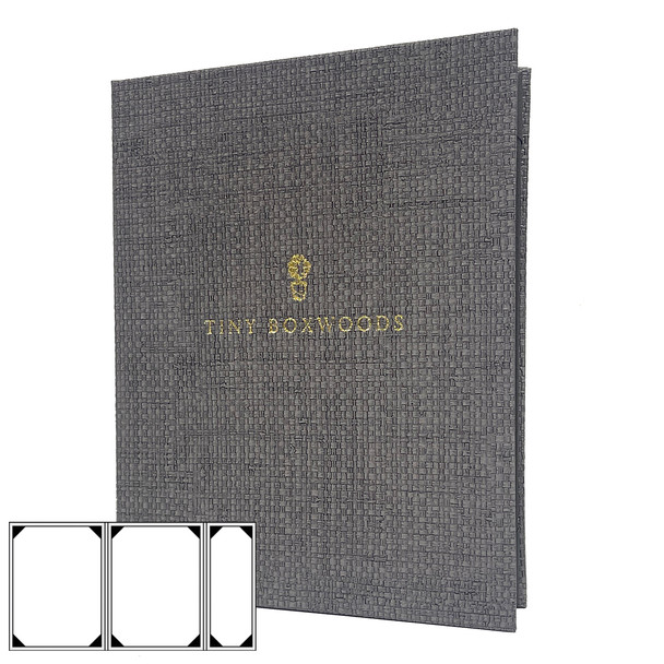 Bahama Weave Three View (2+) Menu Cover 8.5 x 11