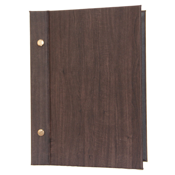 Wood Look Chicago Menu Board 5.5 x 8.5