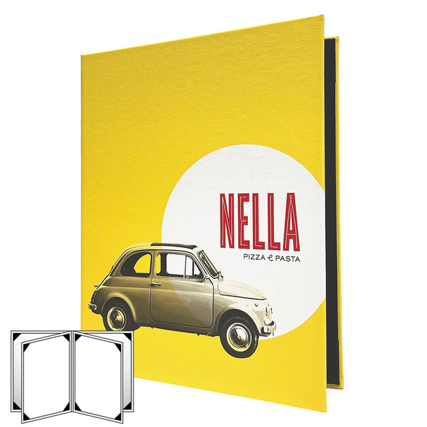 Printed Six View Menu Cover
