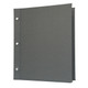 Summit Linen Chicago Menu Board in charcoal with aluminum screws.