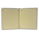 Interior of Prima Two View Menu Cover 8.5x11 using Summit Linen Beige.