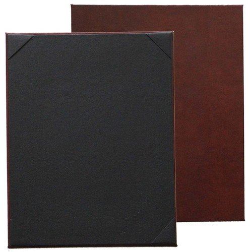 Bonded Leather One View Menu Board 11
