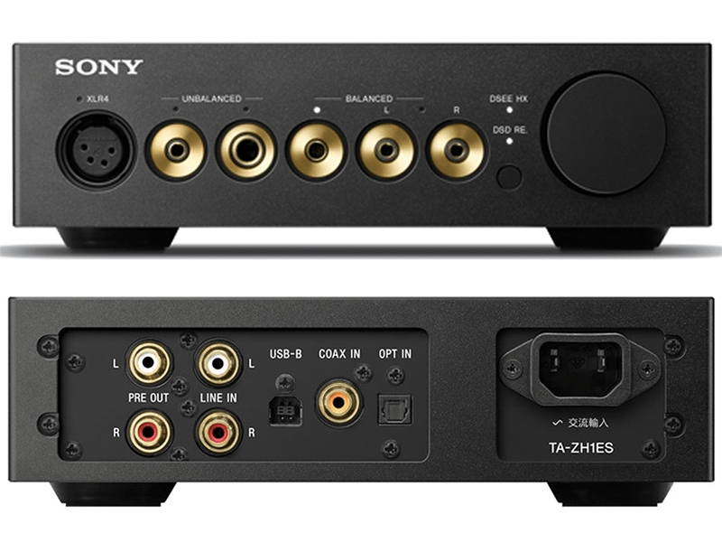 Sony TA-ZH1ES amplifier inputs and outputs
