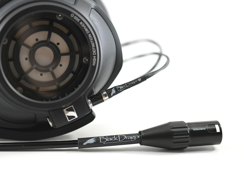 Black Dragon Cable with Sennheiser HD820 Headphones