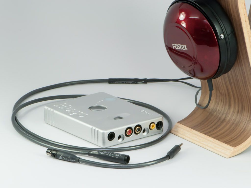 Fostex TH900 with Silver Dragon V3 Headphone Cable and adapter system