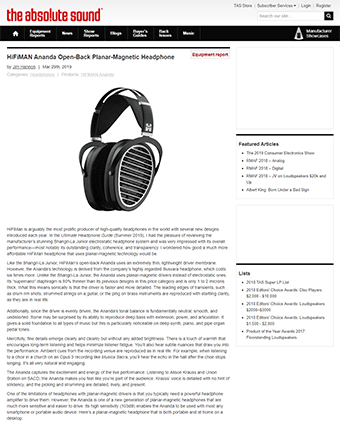 HiFiMAN Ananda Review - Planar Headphones Refined –