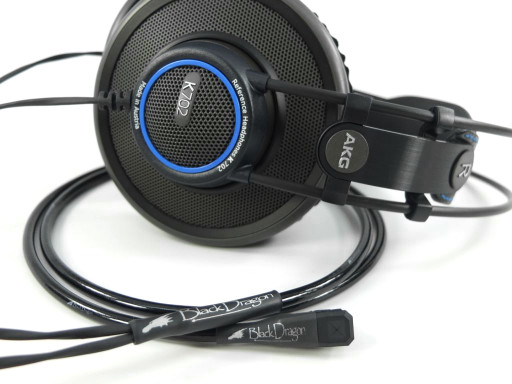 Black Dragon Headphone cable V2 for AKG k702 Headphones
