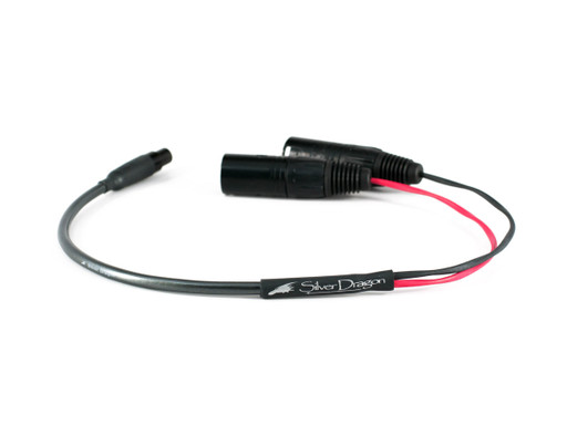 Silver Dragon Headphone Adapter Cable V3 - Mini 4pin Female XLR - Dual 3 pin Male Neutrik Gold XLRs