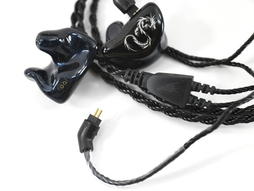 Black Dragon IEM V2 with 2-pin connection for JH Audio IEMs