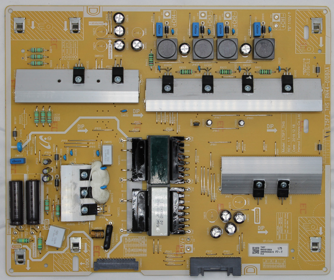 Samsung BN4401080A Power Supply / LED Board