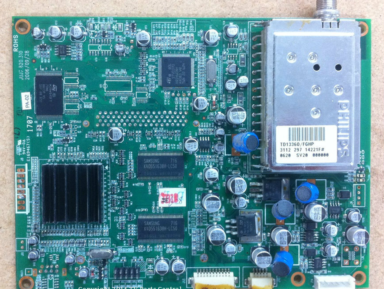Soyo JUJ7.820.310 Tuner Board - TV Parts Central
