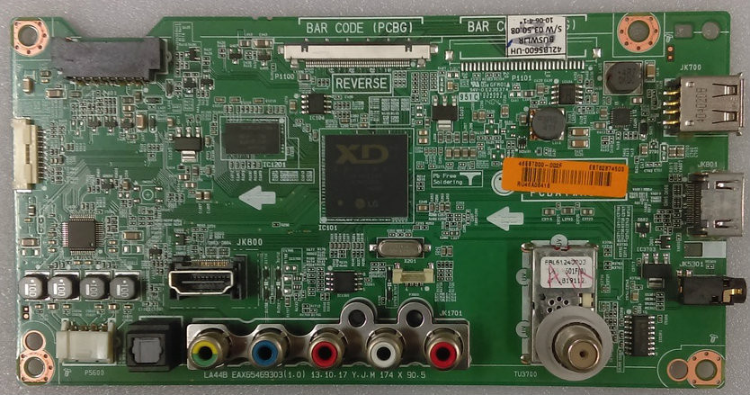LG EBT62874503 Main Board for 42LB5600-UH - Thumbnail 2