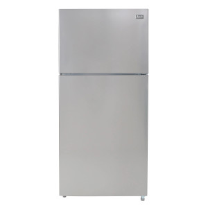 Avanti 18 Cu.ft. Top Freezer Refrigerator In Stainless Steel Avanti 18 Cu.ft. Top Freezer Refrigerator In Stainless Steel