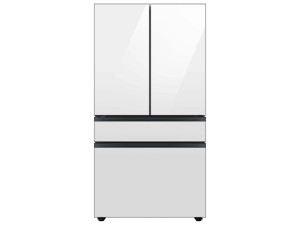 Bespoke 4-Door French Door Refrigerator (29 cu. ft.) with Beverage Center™ in White Glass Bespoke 4-Door French Door Refrigerator (29 cu. ft.) with Beverage Center™ in White Glass