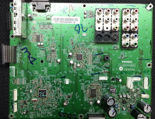 Toshiba 75008575 (PE0452A-1, V28A000567A1) AV Board