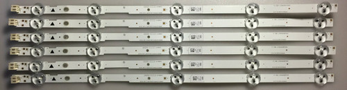 Sanyo UDULEDLXT003 / UDULEDLXT004 LED Set (4 Strips) for FW40D36F
