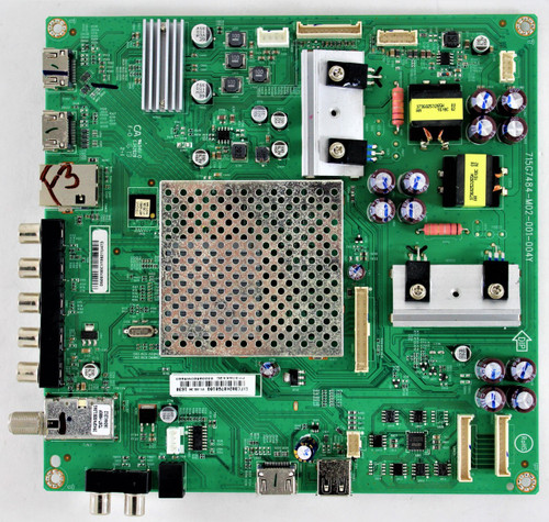 Vizio XFCB02K076010G Main Board for D50-D1 (756TXFCB02K0760)