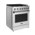 Vesta Oregon 36" Full Gas Range in Silver