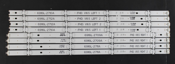 LG 6916L-2709A/6916L-2710A/6916L-2711A/6916L-2712A  LED Backlight Strips (8)
