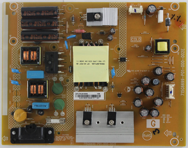 Sony 1-895-631-31 (PLTVEL241XXV9) Power Supply Board