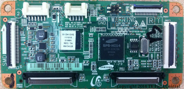 Samsung BN96-20513A (LJ92-01750D) Main Logic CTRL Board