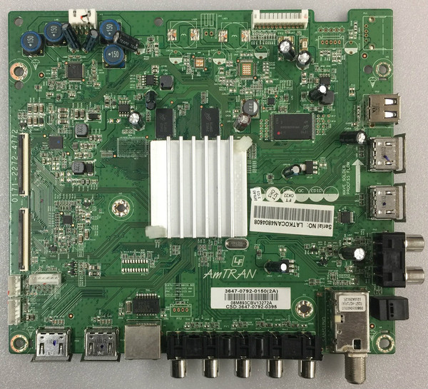 Vizio 3647-0792-0150 (0171-2272-4772)Main Board for E470i-A0