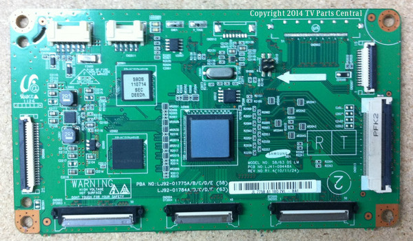 Samsung LJ92-01775B Main Logic CTRL Board