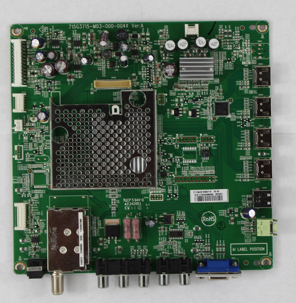 Vizio TQACB5K00713 Main Board for E371VA