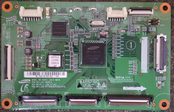 Samsung LJ92-01735C Main Logic CTRL Board