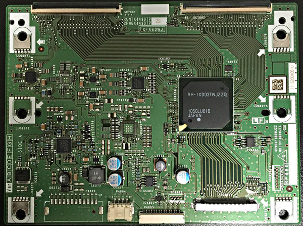 Sharp RUNTK4499TPZS (CPWBX4499TPZS) T-Con Board for LC-60E78UN