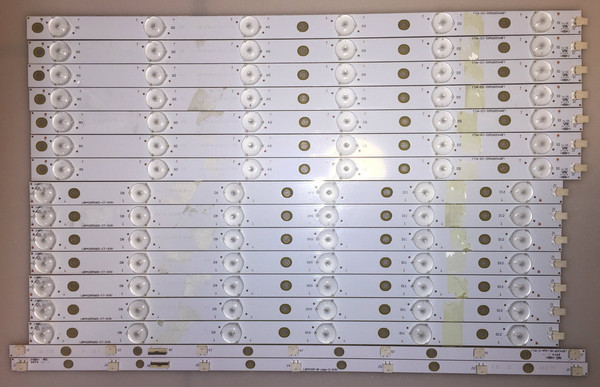 Vizio LBM420P0601-CS-4(L)/LBM420P0601-CT-3(R) LED Strips - 14 Strips & 2 Boards