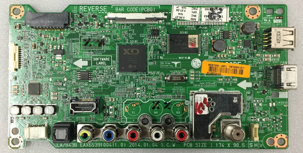 LG EBT62841571 Main Board for 50LB5900-UV.BUSJLJR