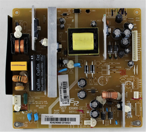 RCA RE46ZN0880 Power Supply / LED Board