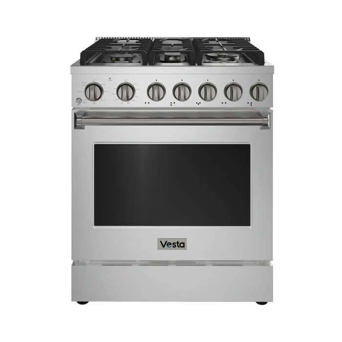 Vesta Oregon 36" Full Gas Range in Silver