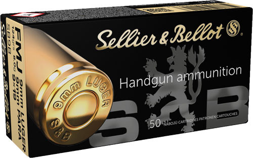 S&B 9MM LUGER 124GR FMJ