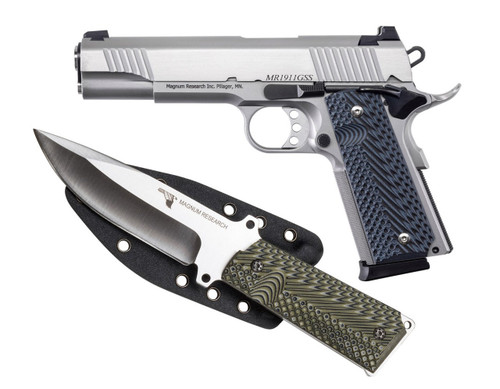 DE 1911 9MM 5" SS KNIFE      #