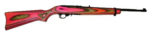 10/22 CARBINE PINK/BLACK LAM #