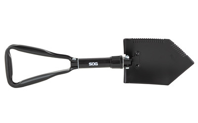 SOG XL ENTRENCHING TOOL BLK W/SHEATH