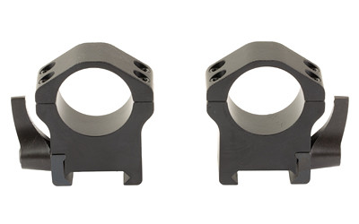 Warne Maxima 1" Hrz Qd Hi Rings Black