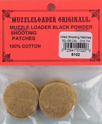 Modern Muzzleloader M-Loader Original Oiled Patch