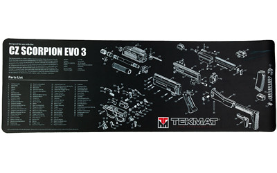 Tekmat Pstl Mat For Cz Scorpion Black