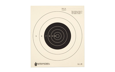 Action Target TGT Bullseye TAG PAPER 100PK