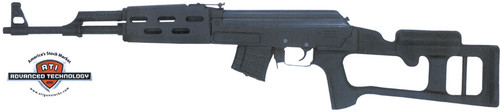 Advanced Tech TECH AK Fiberforce STOCK BLACK MATTE