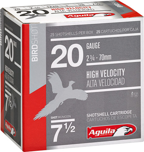 Aguila Shotshell 20GA 2.75" 1OZ #7.5 250RD CASE LOT !!!