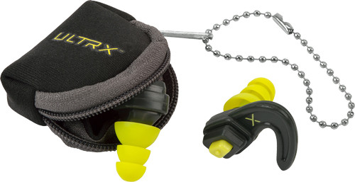 Allen Company ULTRX SHIFT Adjustable Protection EAR PLUGS Gray/yell
